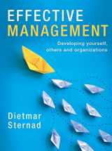 9781352007299-1352007290-Effective Management: Developing yourself, others and organizations