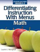 9781593634926-1593634927-Differentiating Instruction With Menus: Math (Grades K-2)