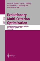 9783540018698-3540018697-Evolutionary Multi-Criterion Optimization: Second International Conference, EMO 2003, Faro, Portugal, April 8-11, 2003, Proceedings (Lecture Notes in Computer Science, 2632)