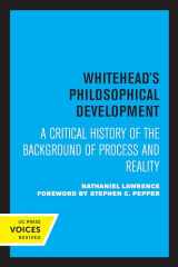 9780520345829-0520345827-Whitehead's Philosophical Development: A Critical History of the Background of Process and Reality