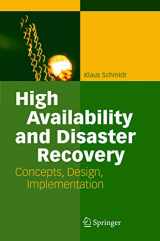 9783540244608-3540244603-High Availability and Disaster Recovery: Concepts, Design, Implementation