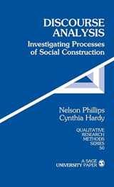 9780761923619-0761923616-Discourse Analysis: Investigating Processes of Social Construction (Qualitative Research Methods)