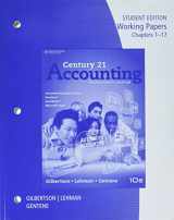 9781111579487-1111579482-Working Papers Package for Gilbertson/Lehman's Century 21 Accounting: Multicolumn Journal, 10th