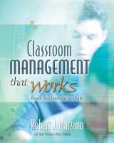 9780871207937-0871207931-Classroom Management That Works: Research-Based Strategies for Every Teacher