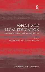 9781409410263-1409410269-Affect and Legal Education: Emotion in Learning and Teaching the Law (Emerging Legal Education)