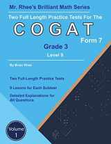 9781724030160-1724030167-Two Full Length Practice Tests for the CogAT Grade 3 Level 9 Form 7: Volume 1: Workbook for the CogAT Grade 3 Level 9 Form 7