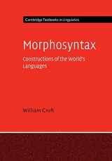 9781107474611-1107474612-Morphosyntax (Cambridge Textbooks in Linguistics)