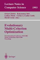 9783540417453-3540417451-Evolutionary Multi-Criterion Optimization: First International Conference, EMO 2001, Zurich, Switzerland, March 7-9, 2001 Proceedings (Lecture Notes in Computer Science, 1993)