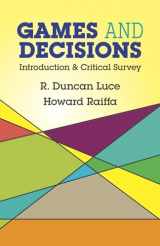 9780486659435-0486659437-Games and Decisions: Introduction and Critical Survey (Dover Books on Mathematics)