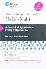 9780135902509-0135902509-Graphical Approach to College Algebra, A -- MyLab Math with Pearson eText Access Code