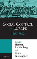 9780814209684-0814209688-SOCIAL CONTROL IN EUROPE V1: 1500-1800 (HISTORY CRIME & CRIMINAL JUS)