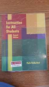 9780977779680-0977779688-Instruction for All Students Second Edition