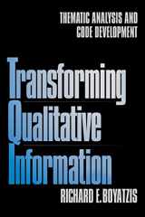 9780761909613-0761909613-Transforming Qualitative Information: Thematic Analysis and Code Development