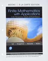 9780135998182-0135998182-Finite Mathematics with Applications, Loose-Leaf Version Plus MyLab Math with Pearson eText - 18-Week Access Card Package