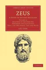 9781108021302-1108021301-Zeus 2 Part Set: A Study in Ancient Religion (Cambridge Library Collection - Classics) (Part 1)