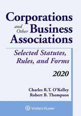 9781543820430-1543820433-Corporations and Other Business Associations: Selected Statutes, Rules, and Forms, 2020 Edition (Supplements)