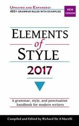 9781988236063-1988236061-Elements of Style 2017
