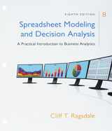 9781337607599-1337607592-Bundle: Spreadsheet Modeling & Decision Analysis: A Practical Introduction to Business Analytics, Loose-leaf Version, 8th + LMS Integrated MindTap ... 1-term (6 months) Printed Access Card