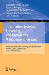 9783642358784-3642358780-Information Systems, E-learning, and Knowledge Management Research: 4th World Summit on the Knowledge Society, WSKS 2011, Mykonos, Greece, September ... in Computer and Information Science, 278)