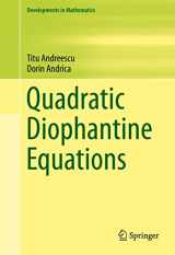 9780387351568-0387351566-Quadratic Diophantine Equations (Developments in Mathematics, 40)