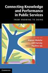 9780521195461-0521195462-Connecting Knowledge and Performance in Public Services: From Knowing to Doing