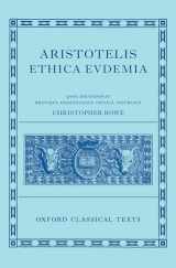 9780198838326-0198838328-Aristotle's Eudemian Ethics (Oxford Classical Texts)