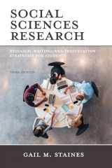 9781538122419-1538122413-Social Sciences Research: Research, Writing, and Presentation Strategies for Students