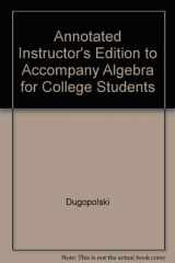 9780072546552-0072546557-Annotated Instructor's Edition to Accompany Algebra for College Students