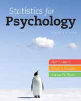 9780205258154-0205258158-Statistics for Psychology, 6th Edition