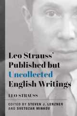 9781587314612-1587314614-Leo Strauss' Published but Uncollected English Writings