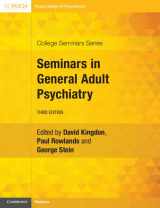 9781911623854-1911623850-Seminars in General Adult Psychiatry (College Seminars Series)