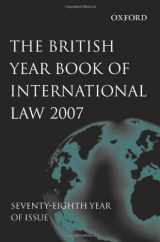 9780199547401-0199547408-British Year Book of International Law 2007 volume 78