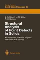 9783642844072-3642844073-Structural Analysis of Point Defects in Solids: An Introduction to Multiple Magnetic Resonance Spectroscopy (Springer Series in Solid-State Sciences, 43)