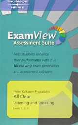 9781424006267-1424006260-All Clear Listening and Speaking Levels 1, 2, and 3 ExamView Assessment Suite, Second Edition