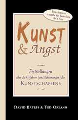 9781888820751-1888820756-Kunst und Angst: Feststellungen über die Gefahren (und Belohnungen) des Kunstschaffens (German Edition)