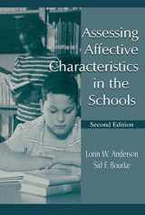 9780805831979-0805831975-Assessing Affective Characteristics in the Schools