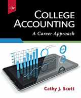 9781337280570-1337280577-College Accounting: A Career Approach (Book Only): A Career Approach