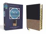 9780310449027-0310449022-NIV Study Bible, Fully Revised Edition (Study Deeply. Believe Wholeheartedly.), Leathersoft, Navy/Tan, Red Letter, Thumb Indexed, Comfort Print