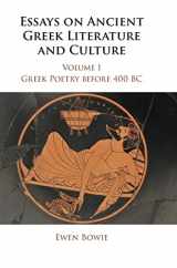 9781107058088-1107058082-Essays on Ancient Greek Literature and Culture (Essays on Ancient Greek Literature and Culture 3 Volume Hardback Set) (Volume 1)