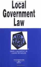 9780314264893-0314264892-Local Government Law in a Nutshell (Nutshells)