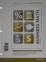 9780321923998-0321923995-Business Math Brief, Books a la Carte Edition Plus MyLab Math -- Access Card Package (10th Edition)