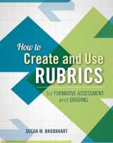 9781416615071-1416615075-How to Create and Use Rubrics for Formative Assessment and Grading