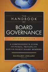 9781119537168-1119537169-The Handbook of Board Governance: A Comprehensive Guide for Public, Private, and Not-for-Profit Board Members