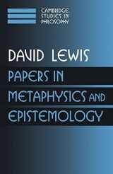 9780521587877-0521587875-Papers in Metaphysics and Epistemology: Volume 2 (Cambridge Studies in Philosophy)