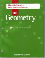 9780030779022-0030779022-Holt Algebra 1: Alternate Openers: Explorations Transparencies with Answers