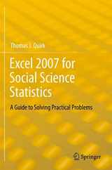 9781461436218-1461436214-Excel 2007 for Social Science Statistics: A Guide to Solving Practical Problems