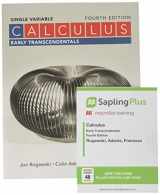 9781319311230-1319311237-Calculus: Early Transcendentals Single Variable 4e & SaplingPlus for Calculus Early Transcendentals (Multi Term Access)