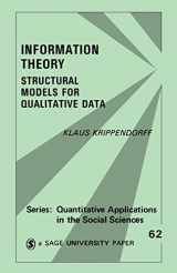 9780803921320-0803921322-Information Theory: Structural Models for Qualitative Data (Quantitative Applications in the Social Sciences)