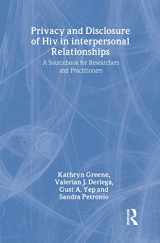 9780805836943-0805836942-Privacy and Disclosure of Hiv in interpersonal Relationships: A Sourcebook for Researchers and Practitioners (Routledge Communication Series)