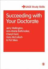 9781412901154-1412901154-Succeeding with Your Doctorate (SAGE Study Skills Series)